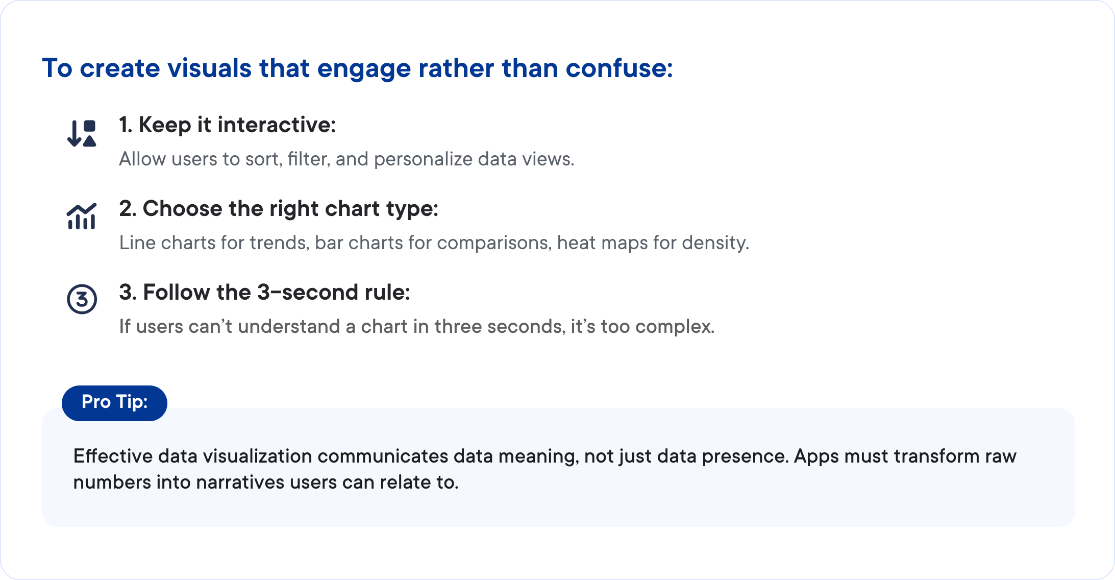 Tips for Better Data Display